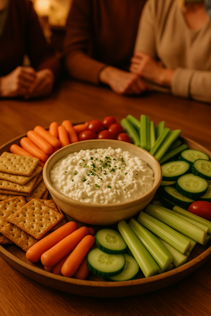cottage cheese ranch dip party tray