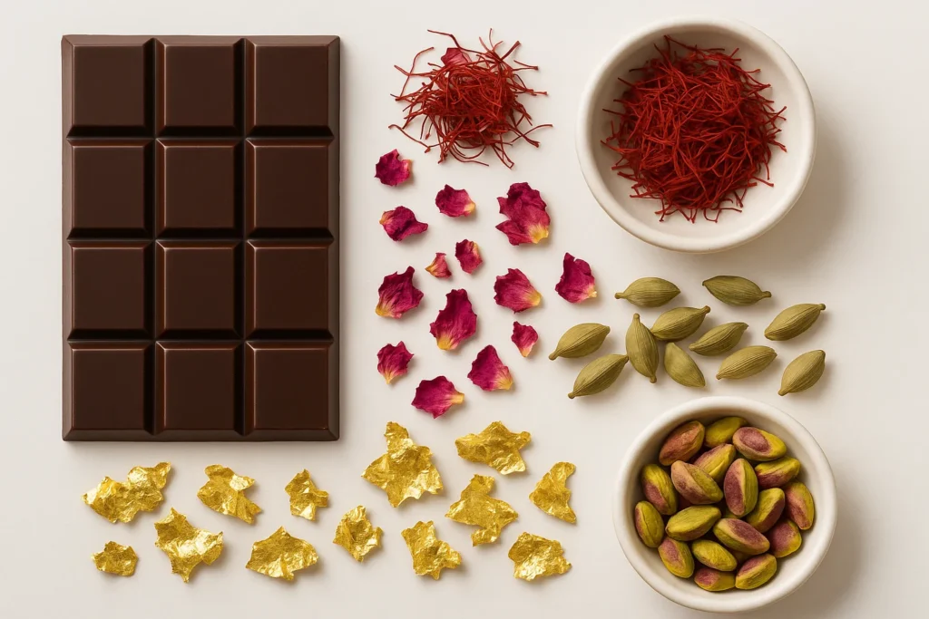 Dubai chocolate bar ingredients