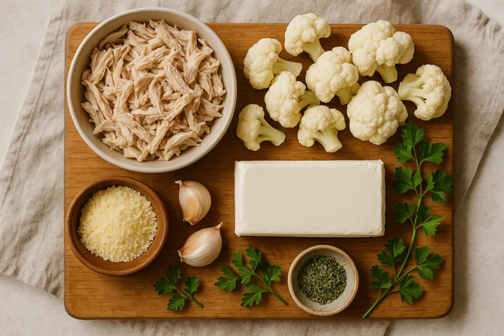 Low Carb Chicken Alfredo Bake: A Delicious Keto-Friendly Comfort Dish 2 Ingredients for low carb chicken alfredo bake