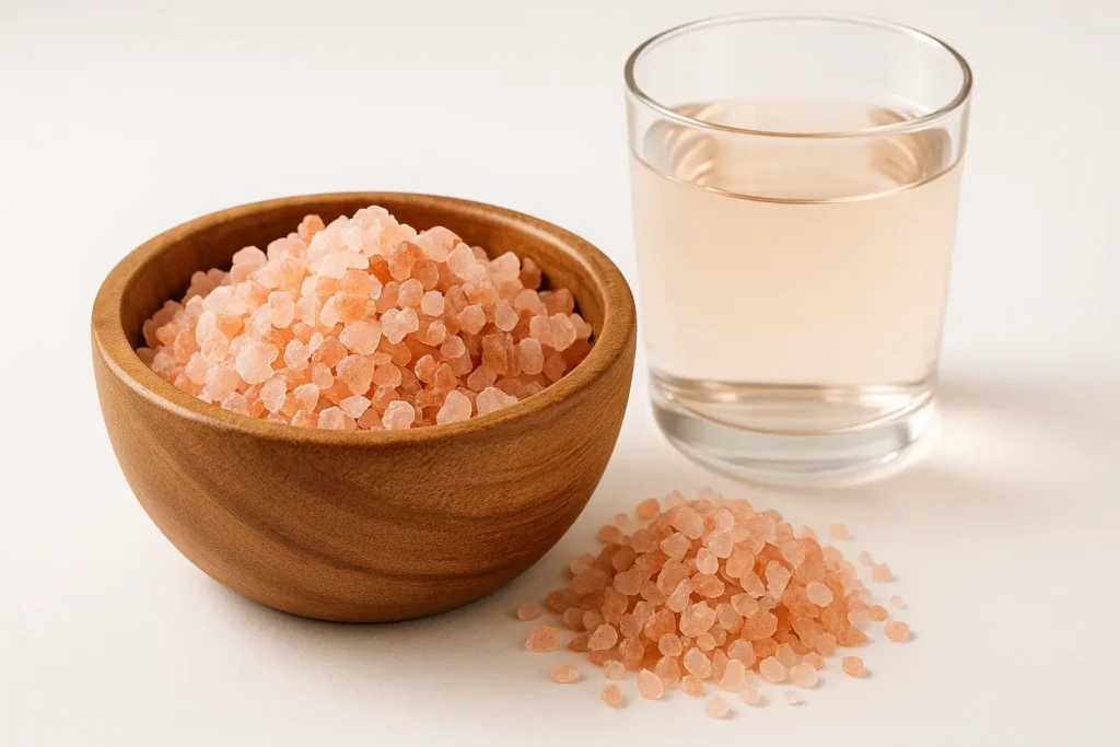 ingredients for pink salt trick for weight loss