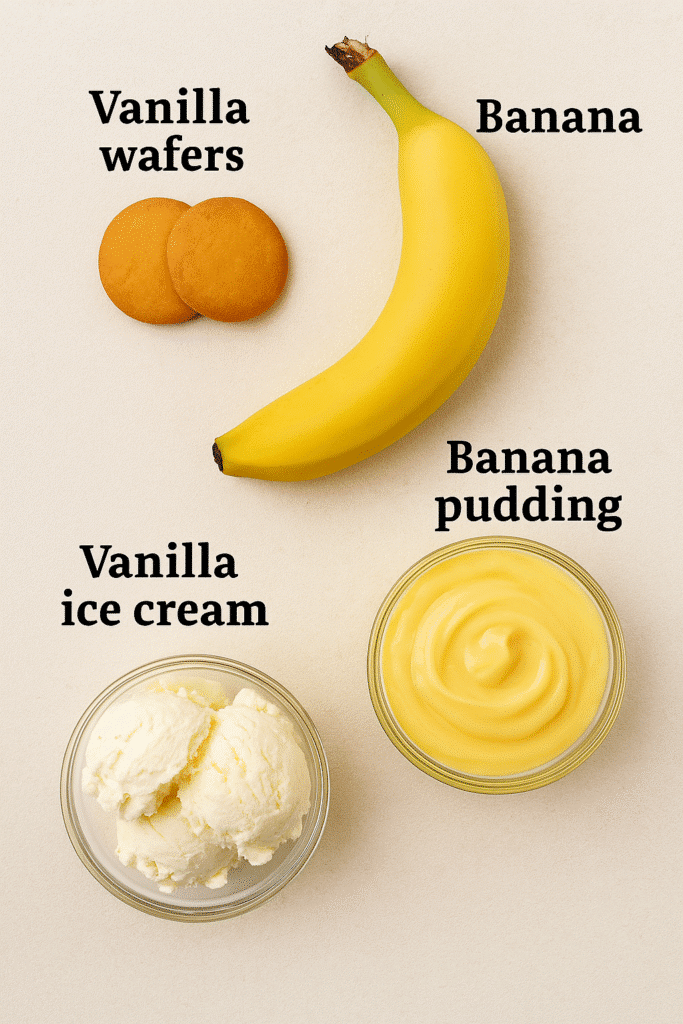 Banana Pudding Ice Cream Sandwich: The Best Frozen Treat You'll Love 3 Banana pudding ice cream sandwiches ingredients