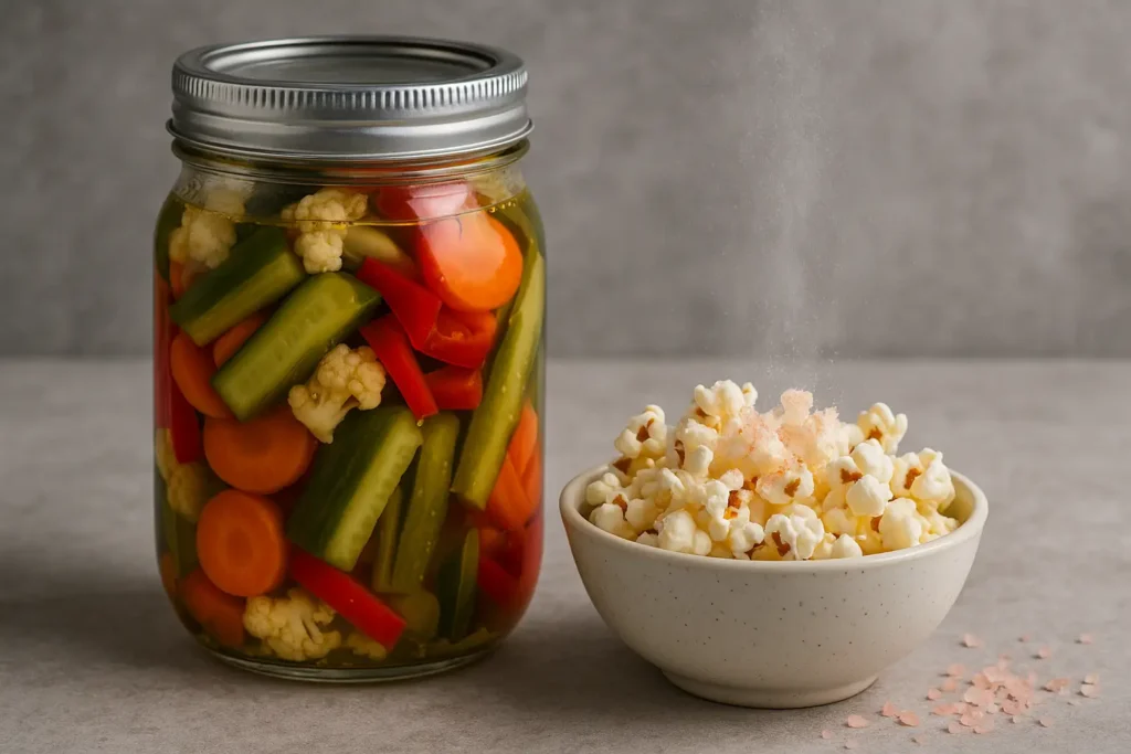 Fat-burning snacks with apple cider vinegar